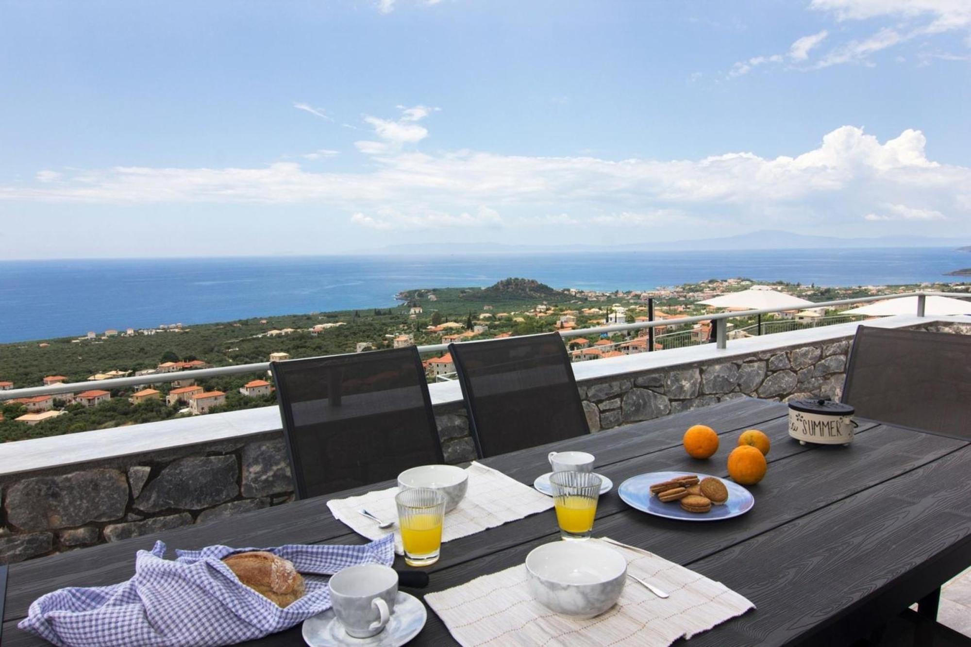 Irini Villa By Elrin Villas Mani Neokhorion  Экстерьер фото